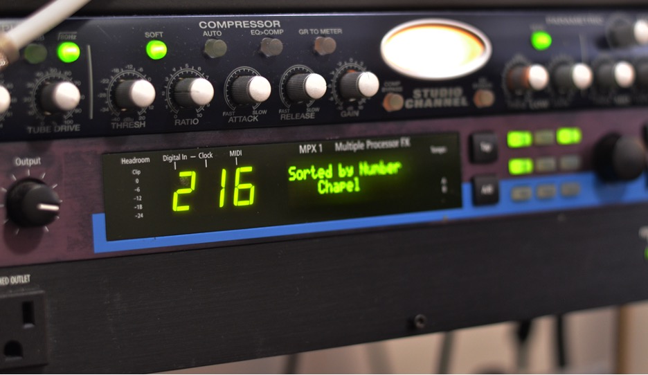 The setup that earned me the ‘Best Audio Quality’ award:
preset “Chapel” and a perfectly timed “Sorted by Number” on the display.